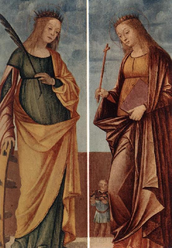 CARPACCIO, Vittore St Catherine of Alexandria and St Veneranda dfg